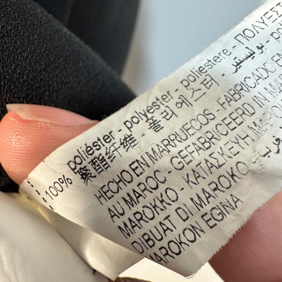 Zara Black Sleeveless Mini Dress Black - Picture 9 of 10